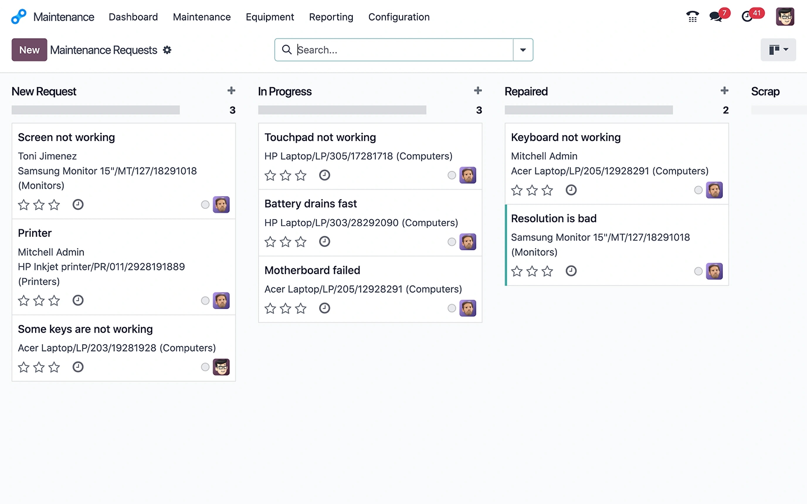Odoo Maintenance
