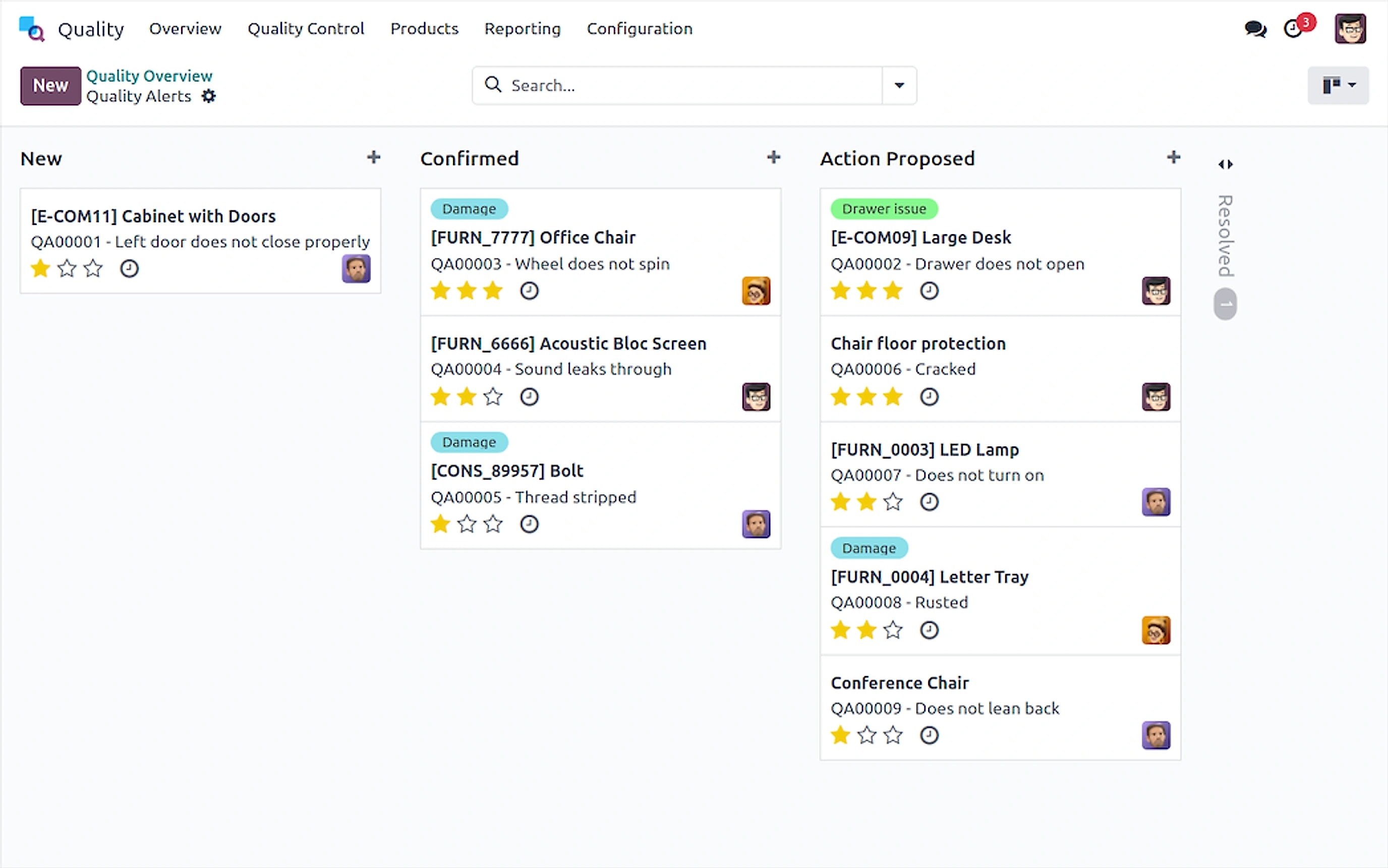 Odoo Quality