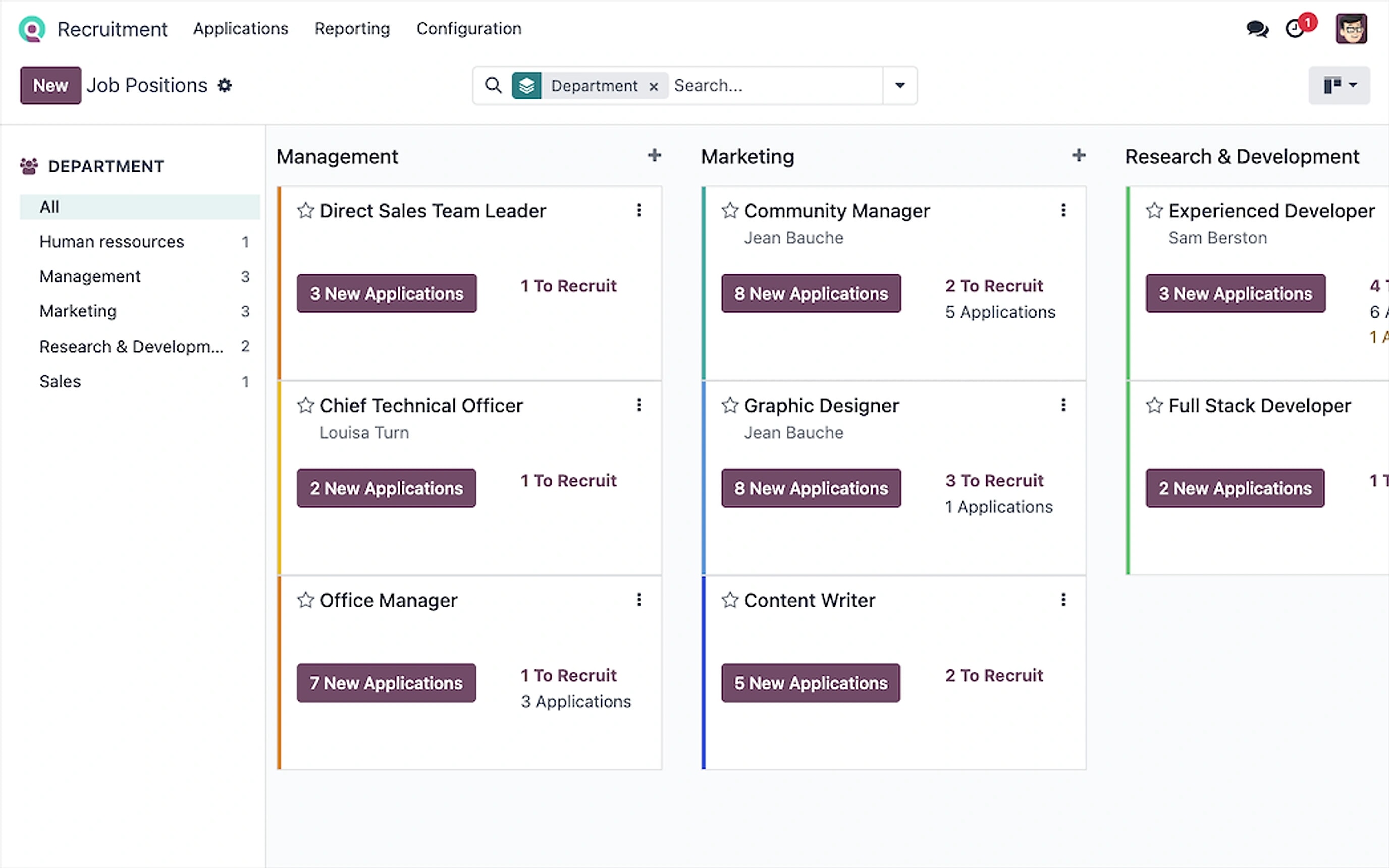 Odoo Recruitment